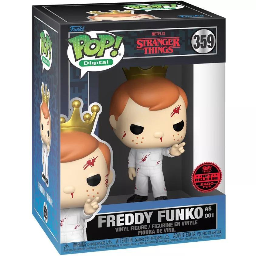 Funko Pop! Freddy Funko as 001 #359 Bloody Netflix Stranger Things
